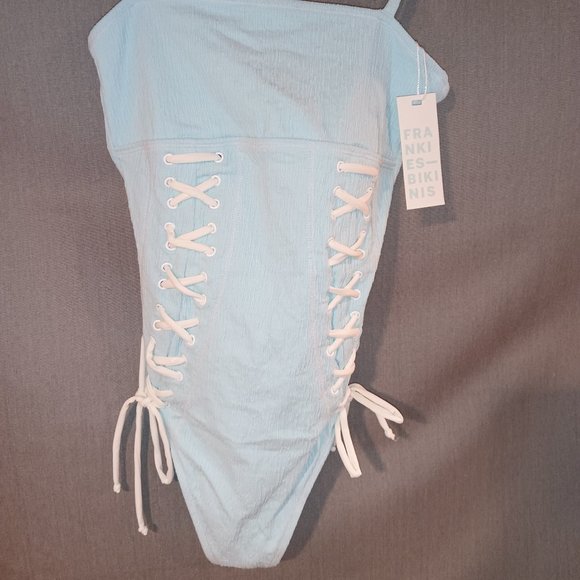 Frankie’s Bikini Kylee Crinkle One-Piece Swimsuit - Picture 3 of 4